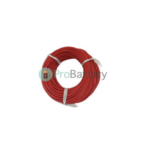 Провод силиконовый 12 AWG красный 1м в интернет-магазине ProBattery.com.ua