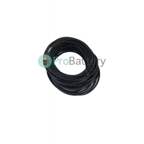 Провод силиконовый 8 AWG  чёрный 1м в интернет-магазине ProBattery.com.ua